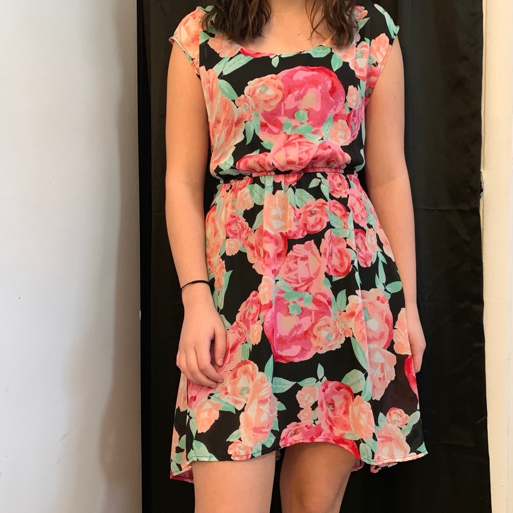 Flowered fun for spring time dress